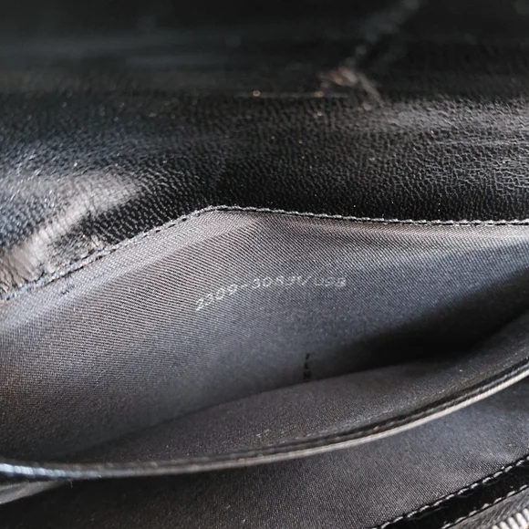 Fendi Textured Black Evening Clutch Wallet Signature